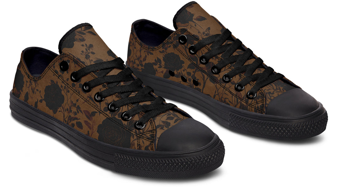 Sepia Rose Romance Low Tops