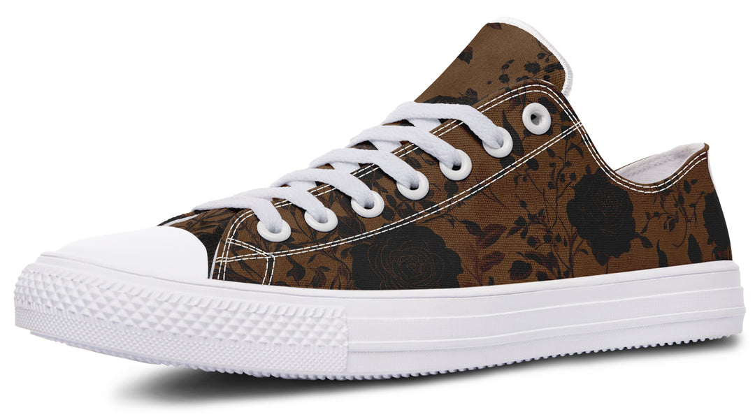 Sepia Rose Romance Low Tops