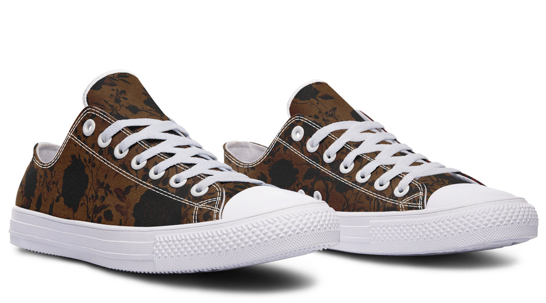 Sepia Rose Romance Low Tops