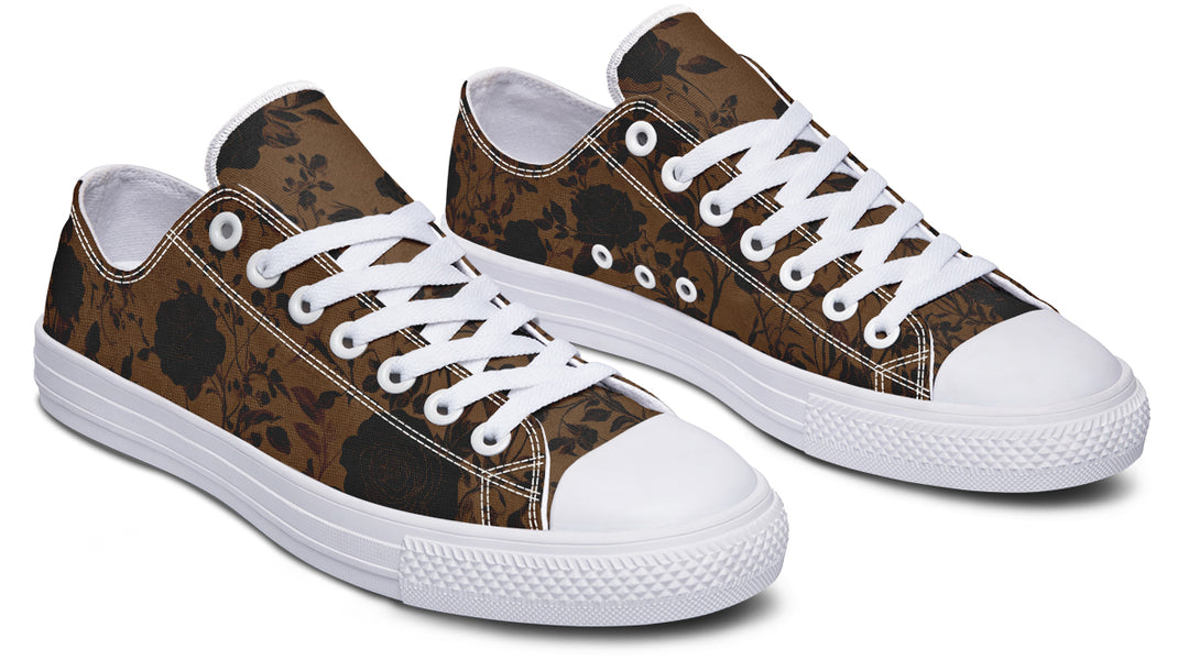 Sepia Rose Romance Low Tops