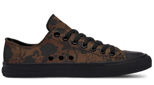 Sepia Rose Romance Low Tops