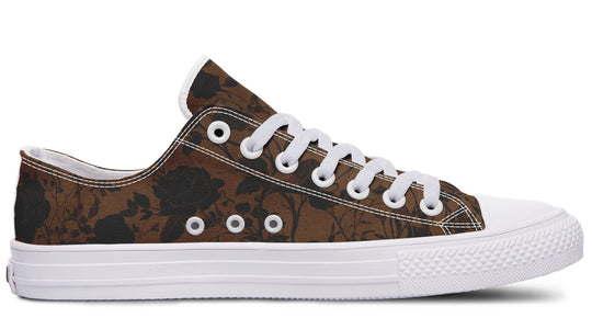 Sepia Rose Romance Low Tops