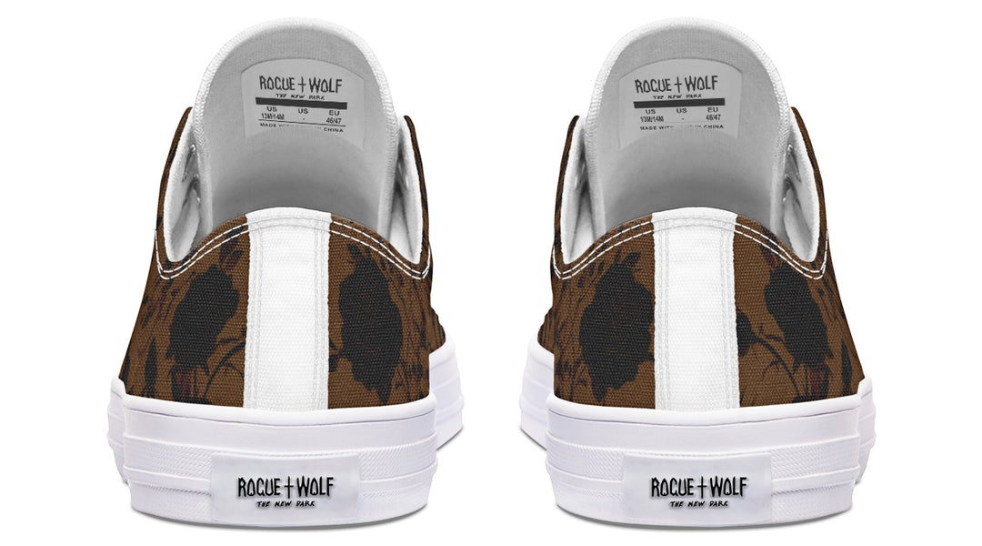 Sepia Rose Romance Low Tops