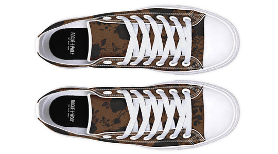 Sepia Rose Romance Low Tops