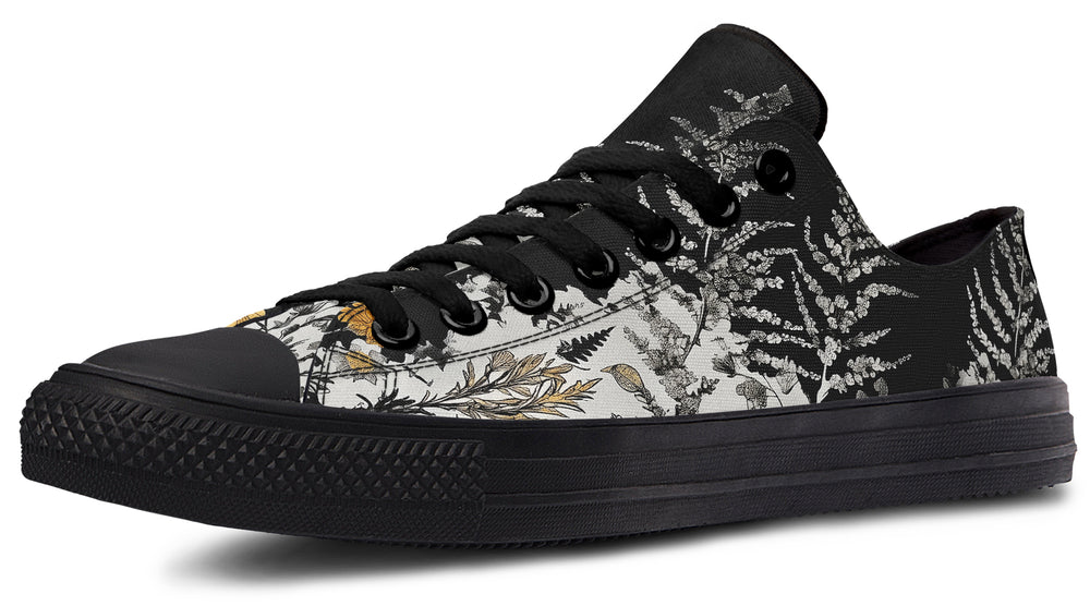 Shadow Ferns Low Tops - Classic Premium Canvas Shoes with Comfortable and Durable Soles