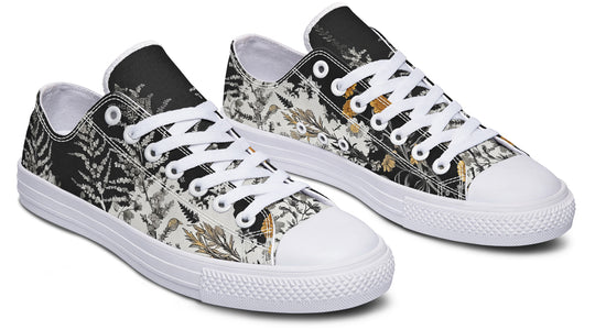 Shadow Ferns Low Tops - Classic Premium Canvas Shoes with Comfortable and Durable Soles