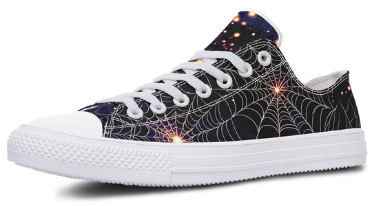 Spiderweb Low Tops - Classic Premium Canvas Shoes with Comfortable and Durable Soles