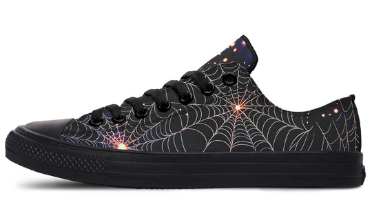 Spiderweb Low Tops - Classic Premium Canvas Shoes with Comfortable and Durable Soles