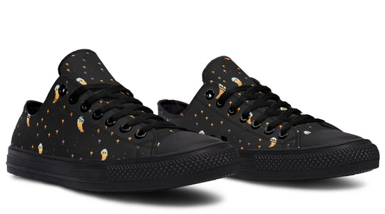 Spooky Soirée Low Tops - Classic Premium Canvas Shoes with Comfortable and Durable Soles