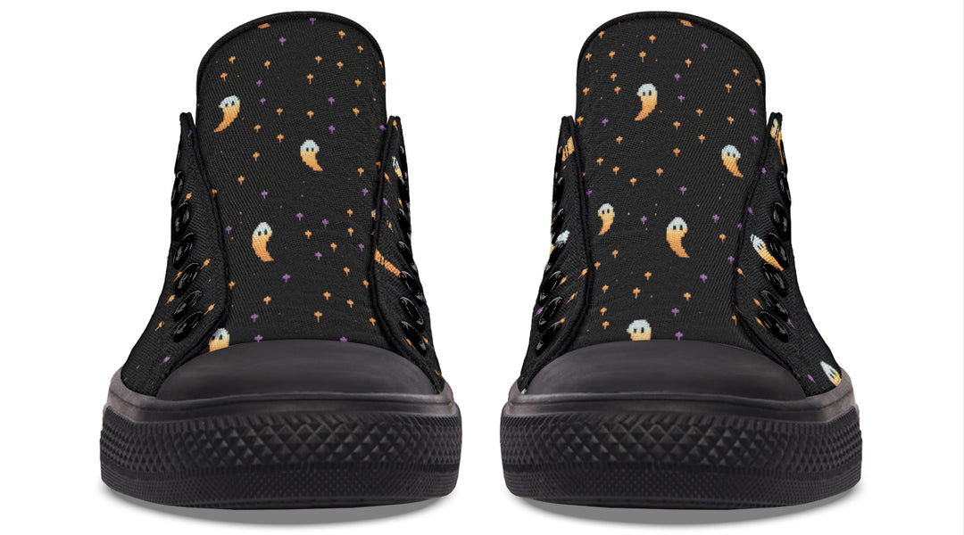 Spooky Soirée Low Tops - Classic Premium Canvas Shoes with Comfortable and Durable Soles