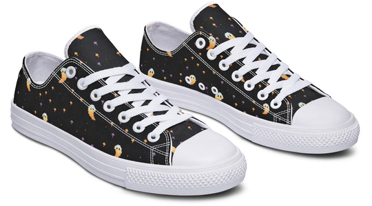 Spooky Soirée Low Tops - Classic Premium Canvas Shoes with Comfortable and Durable Soles