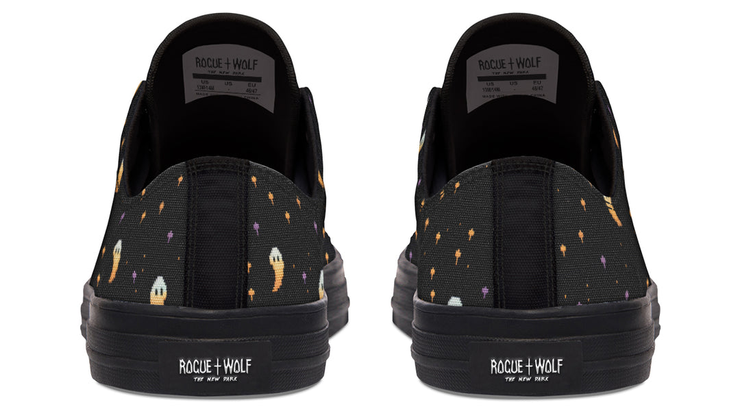 Spooky Soirée Low Tops - Classic Premium Canvas Shoes with Comfortable and Durable Soles