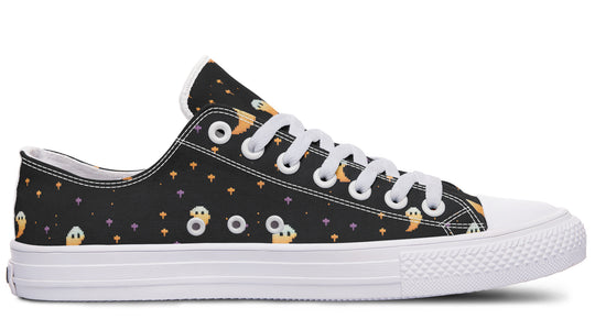 Spooky Soirée Low Tops - Classic Premium Canvas Shoes with Comfortable and Durable Soles