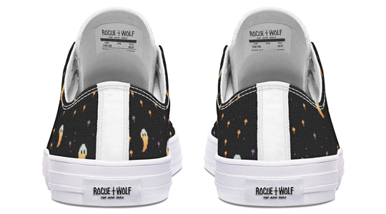 Spooky Soirée Low Tops - Classic Premium Canvas Shoes with Comfortable and Durable Soles