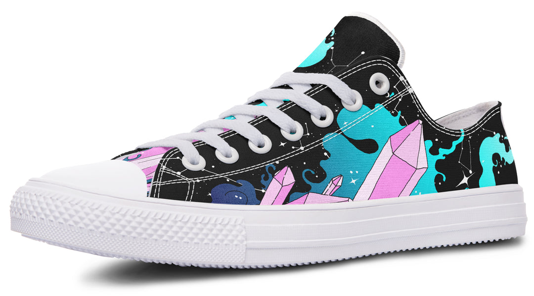 Crystal Sky Low Tops - Low-cut Sneakers Unisex Casual Shoes Lightweight Everyday Quality Low Tops