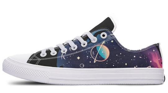 Nebula Low Tops - Casual High Tops Durable Canvas Skate Shoes Unisex Vegan Retro Breathable Streetwear