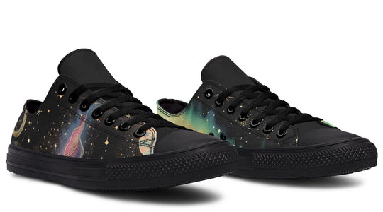 Northern Lights Low Tops - Classic Premium Canvas Shoes with Comfortable and Durable Soles