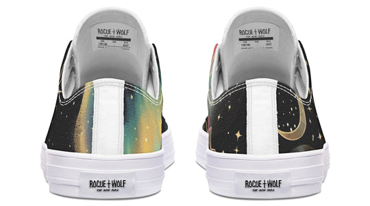 Northern Lights Low Tops - Classic Premium Canvas Shoes with Comfortable and Durable Soles