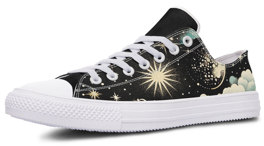 Orion’s Dream Low Tops - Casual High Tops Durable Canvas Sneakers Skate Shoes Vegan Retro Streetwear