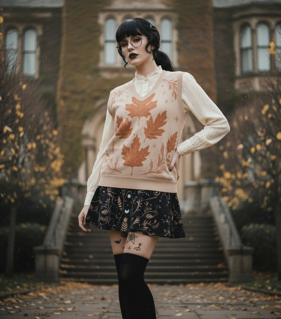 Maple Autumnalis Knitted Vest