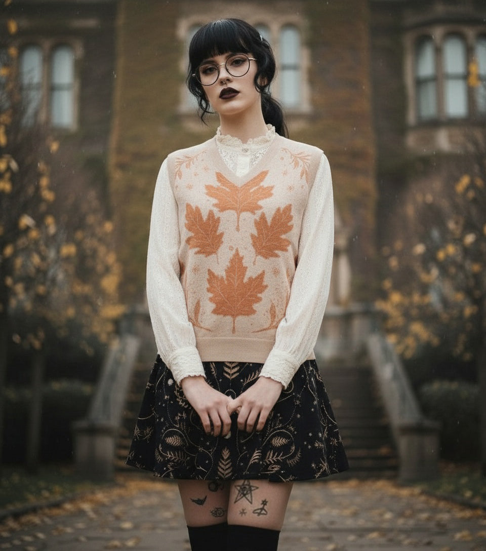 Maple Autumnalis Knitted Vest