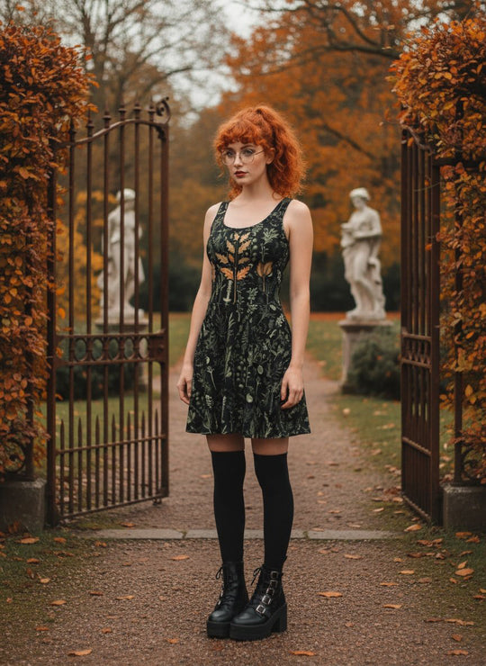 Autumn Memoir Skater Dress