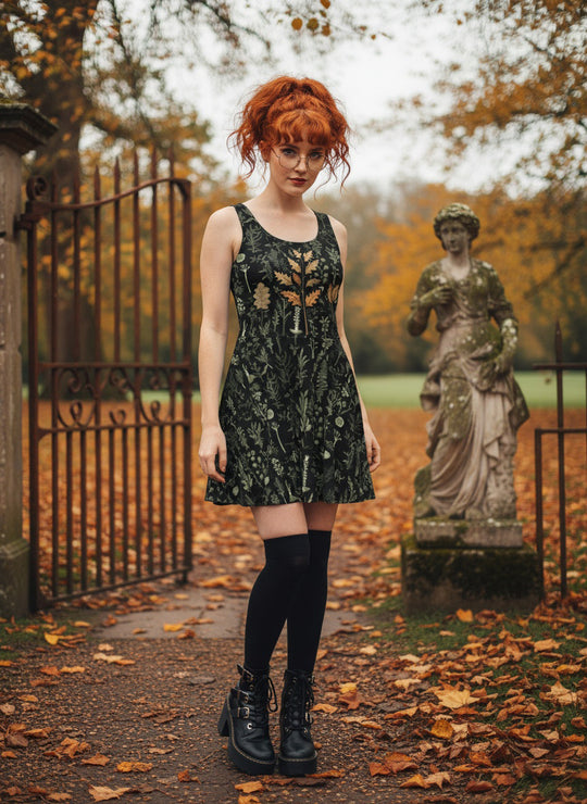 Autumn Memoir Skater Dress