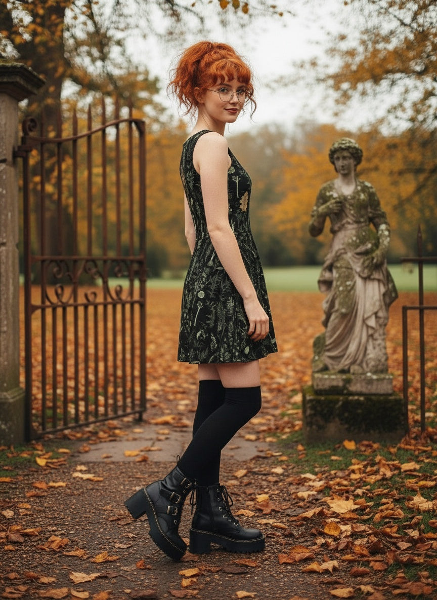 Autumn Memoir Skater Dress