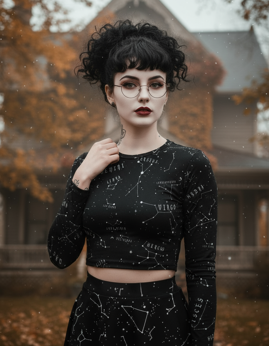Stellar Long Sleeve Crop Top