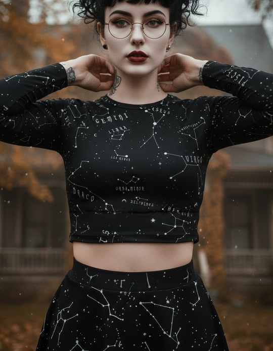 Stellar Long Sleeve Crop Top