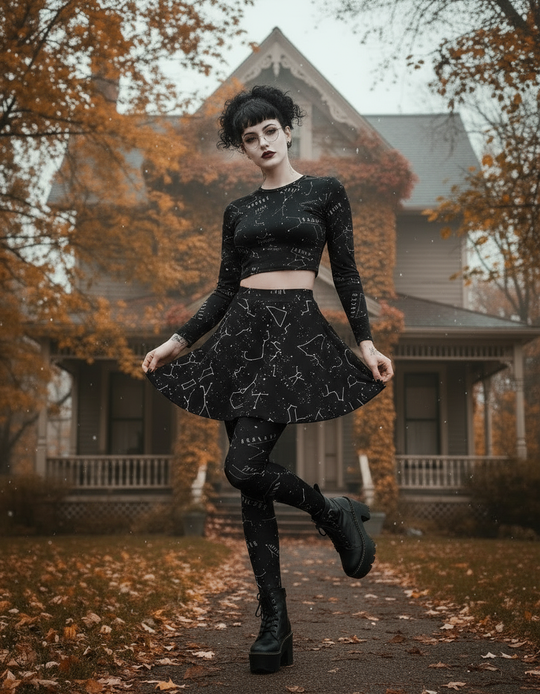 Stellar Long Sleeve Crop Top