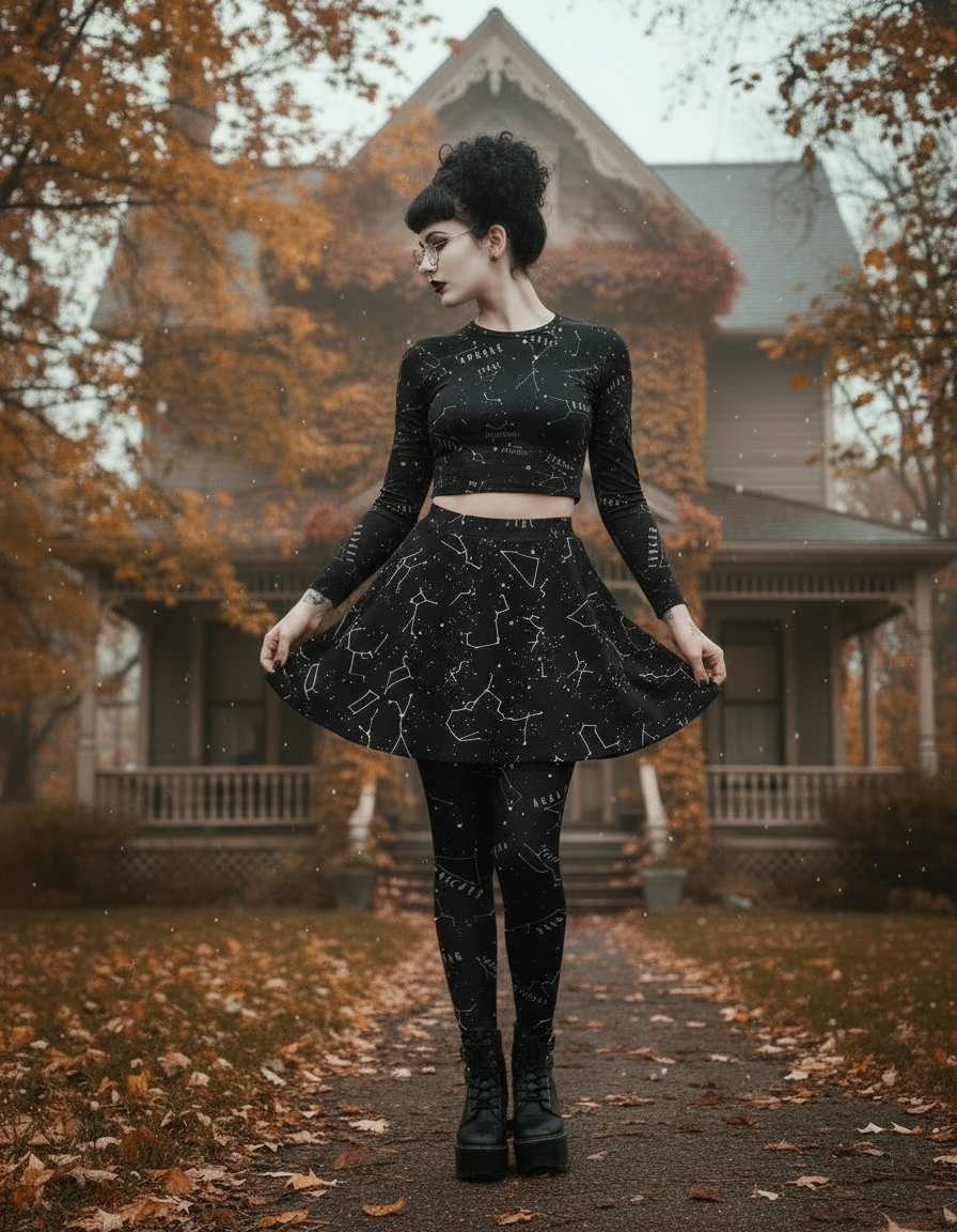 Stellar Long Sleeve Crop Top