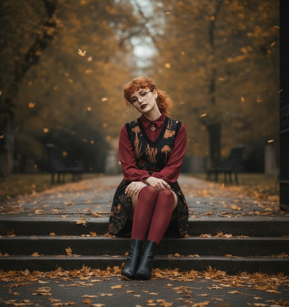 Midnight Forage Knitted Vest