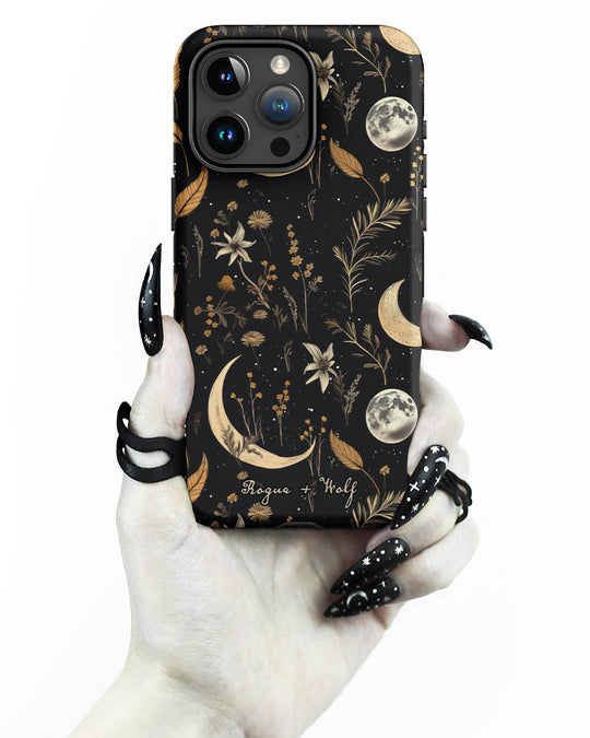 Moonlit Botanica Tough Phone Case for iPhone