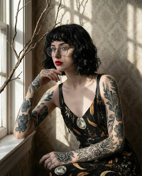 Moonlit Botanica Slip Dress
