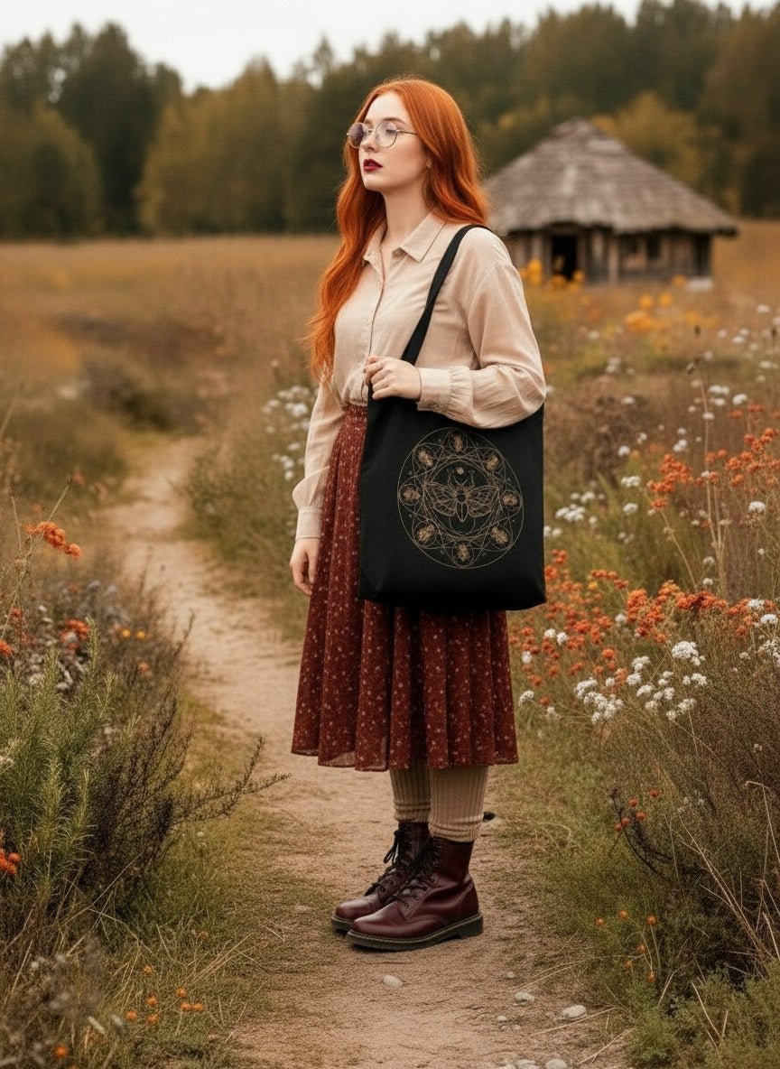 Moth Sigil Tote Bag