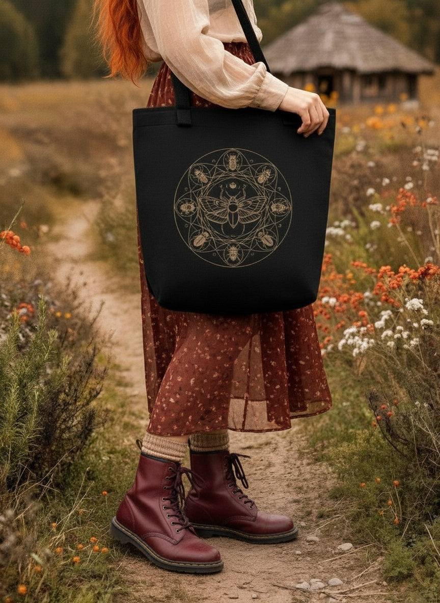Moth Sigil Tote Bag
