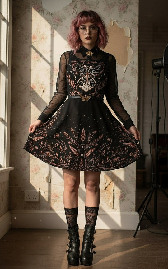 Mothblossom Skater Dress