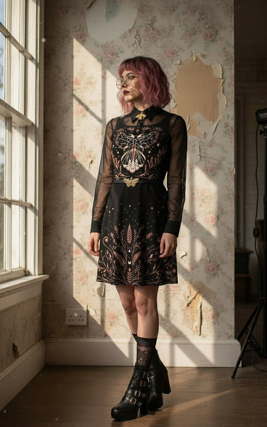 Mothblossom Skater Dress