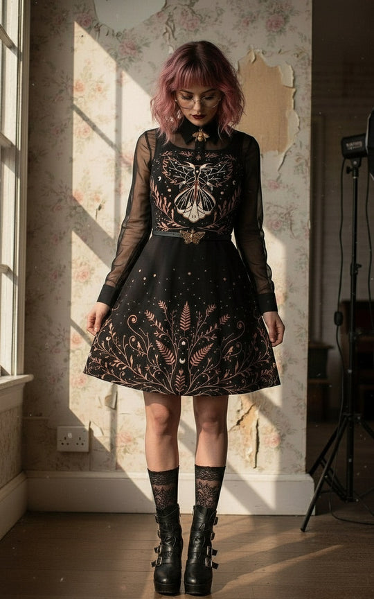 Mothblossom Skater Dress