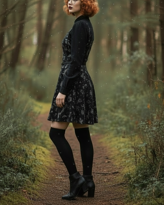 Nightshade Skater Dress