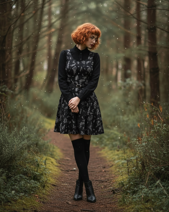 Nightshade Skater Dress