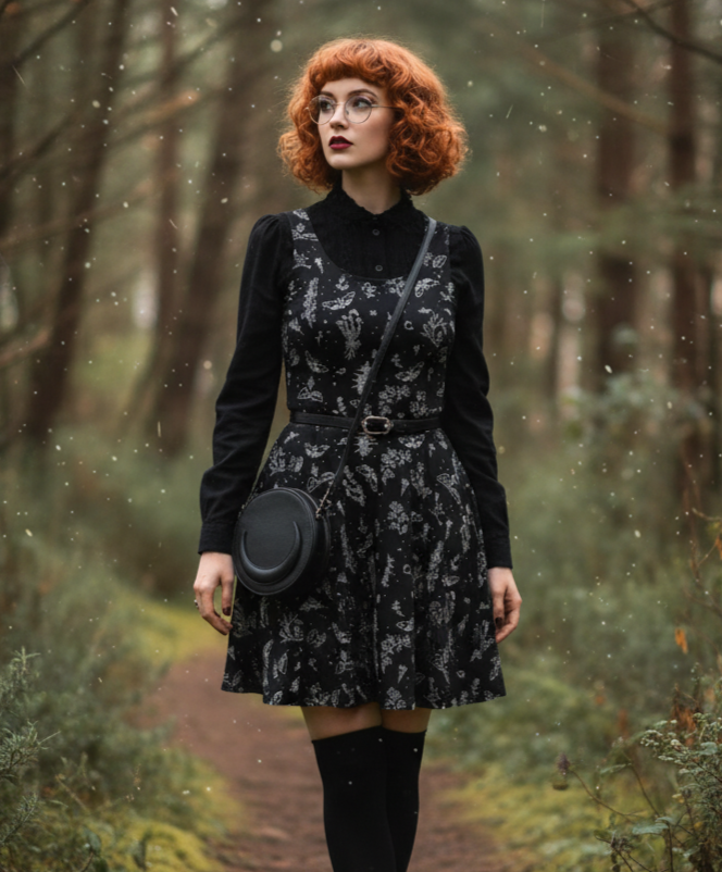 Nightshade Skater Dress