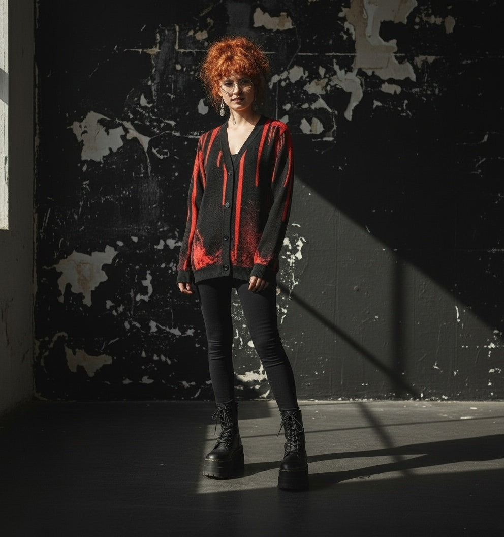 Oops My Bad Knitted Cardigan - Unisex