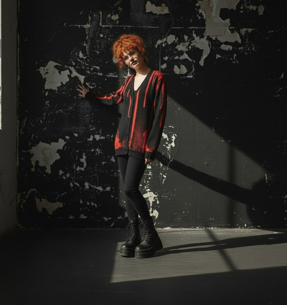 Oops My Bad Knitted Cardigan - Unisex