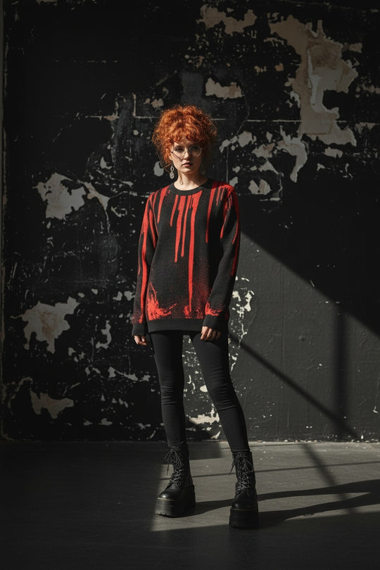 Oops My Bad Knitted Sweater  - Unisex