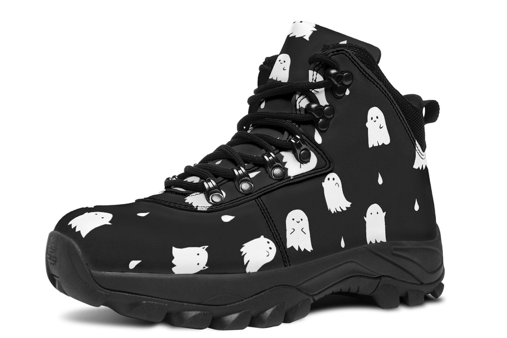 Ghost Party Outdoor Boots - Water Resistant Vegan Leather Trekking Shoes with Durable Soles