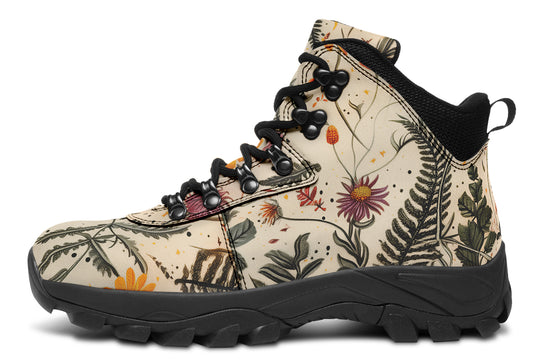 Midsummer Outdoor Boots - Water Resistant Vegan Leather Trekking Shoes with Durable Soles