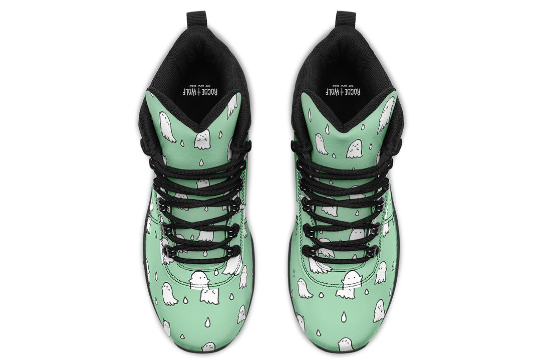 Mint Ghost Party Outdoor Boots