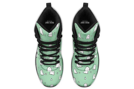 Mint Ghost Party Outdoor Boots